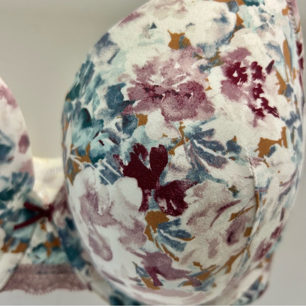 Cacique Lane Bryant Lightly Lined Full Coverage Floral Underwire Bra 38C - Picture 2 of 15
